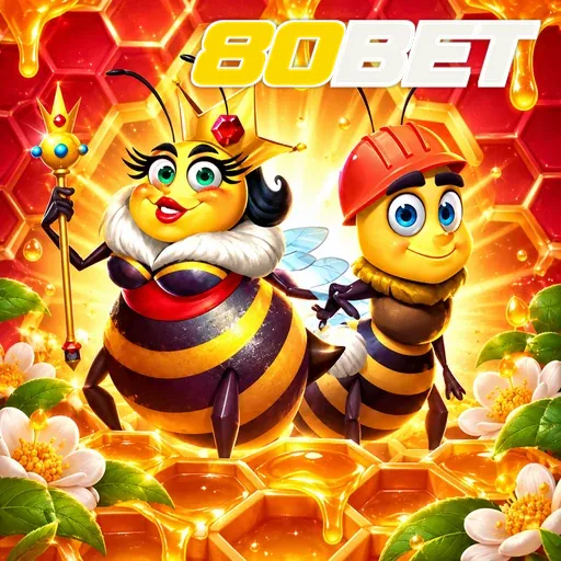 80BET — ilustração de abelhas cartunescas